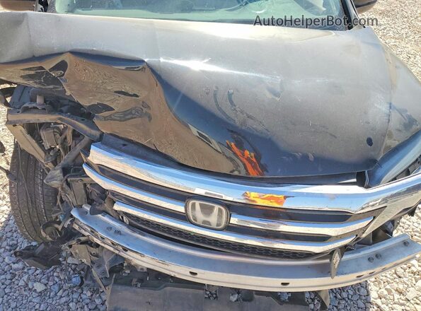 5FNYF6H07JB003229 2018 HONDA PILOT Black Вид підкапотного простору