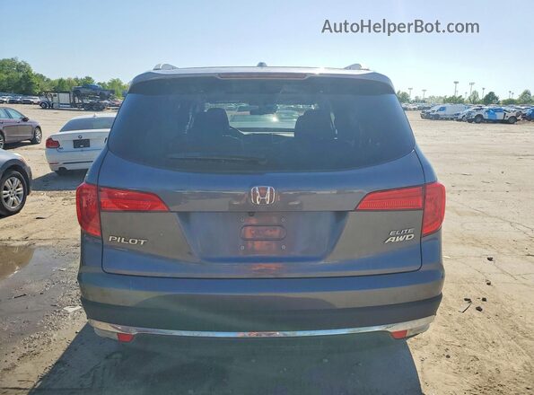 5FNYF6H07JB045187 2018 HONDA PILOT Серый Вид сзади