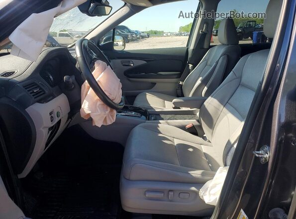 5FNYF6H07JB045187 2018 HONDA PILOT Серый Вид салона спереди