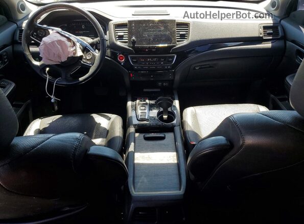 5FNYF6H08MB042030 2021 HONDA PILOT Белый Вид панели приборов