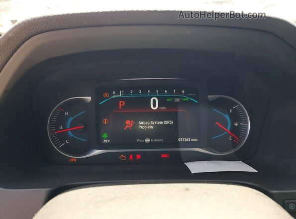5FNYF6H08MB042030 2021 HONDA PILOT Белый Вид щитка приборов