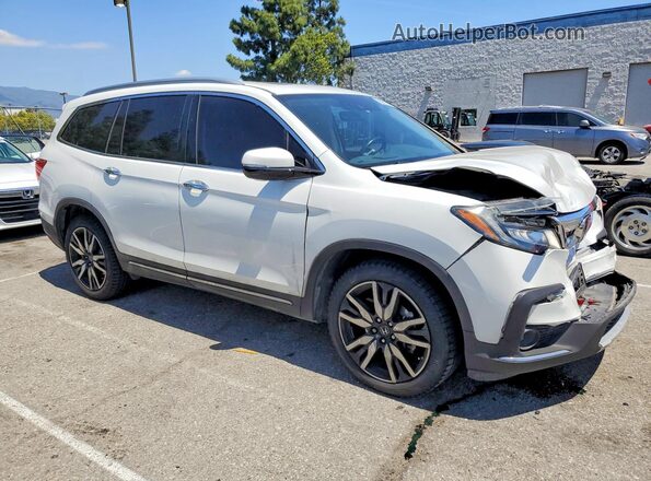 5FNYF6H08MB042030 2021 HONDA PILOT Белый Передняя правая четверть