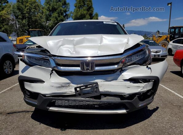 5FNYF6H08MB042030 2021 HONDA PILOT Белый Вид спереди