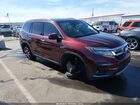 2019 Honda Pilot Elite Burgundy vin: 5FNYF6H0XKB073907