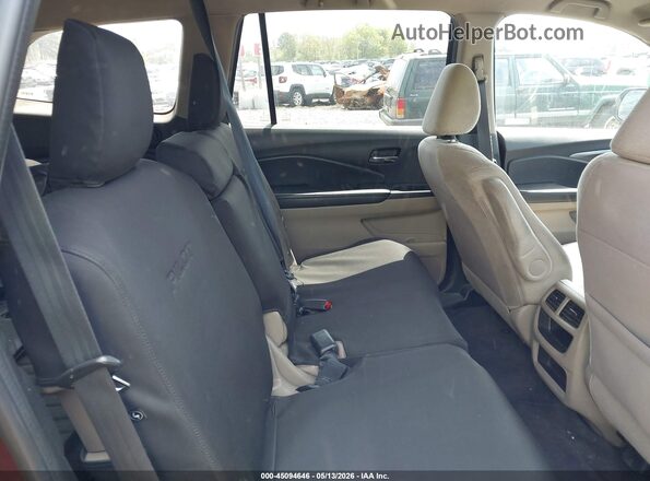 5FNYF6H13KB096373 2019 HONDA PILOT Бордовый Вид наклейки с VIN-кодом