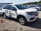 2018 Honda Pilot Lx White vin: 5FNYF6H16JB065505