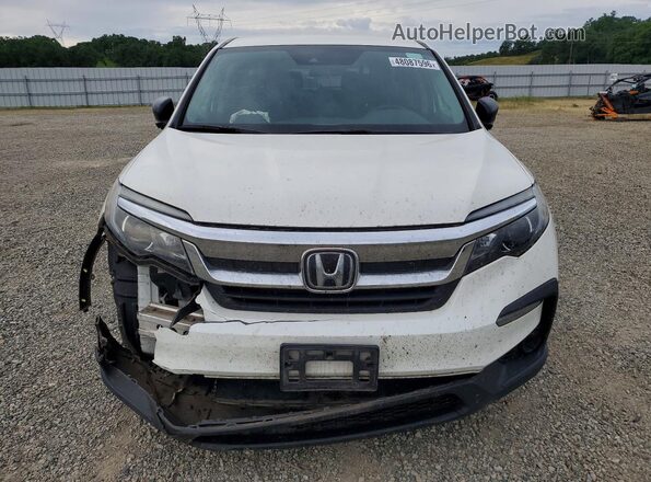 5FNYF6H1XKB066951 2019 HONDA PILOT Белый Вид спереди