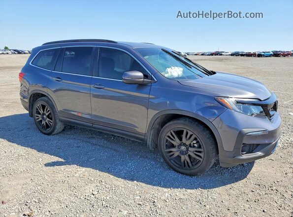 5FNYF6H22NB053642 2022 HONDA PILOT Серый Передняя правая четверть