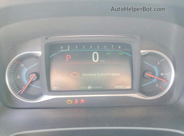 5FNYF6H23MB079312 2021 HONDA PILOT Black Вид щитка приладів
