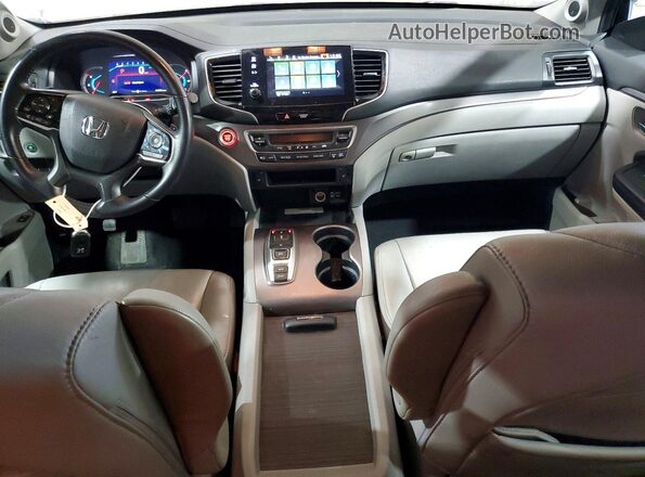 5FNYF6H24MB008992 2021 HONDA PILOT Blue Widok deski rozdzielczej