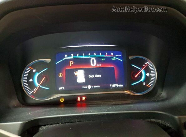 5FNYF6H24MB008992 2021 HONDA PILOT Blue Widok zestawu wskaźników