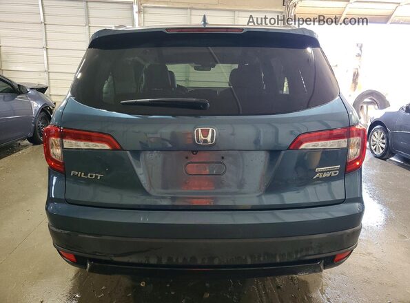5FNYF6H24MB008992 2021 HONDA PILOT Blue Widok z tyłu