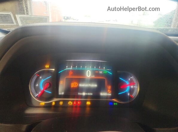 5FNYF6H24MB080856 2021 HONDA PILOT Серебряный Вид щитка приборов