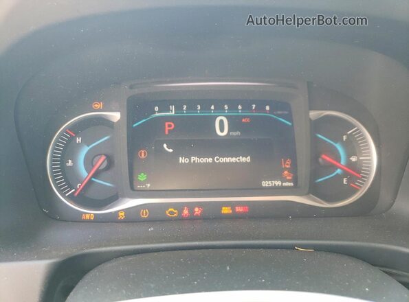 5FNYF6H25NB028587 2022 HONDA PILOT Синий Вид щитка приборов