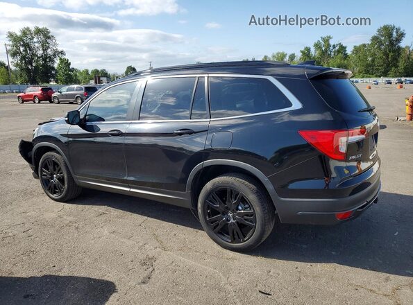 5FNYF6H27MB047026 2021 HONDA PILOT Black Tył lewy