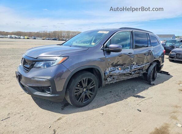 5FNYF6H28MB064255 2021 HONDA PILOT Gray Przód lewy