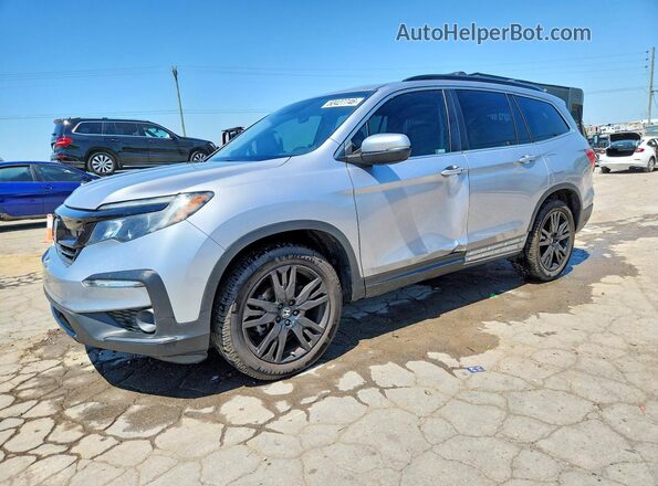 5FNYF6H2XMB047750 2021 HONDA PILOT Серебряный Передняя левая четверть