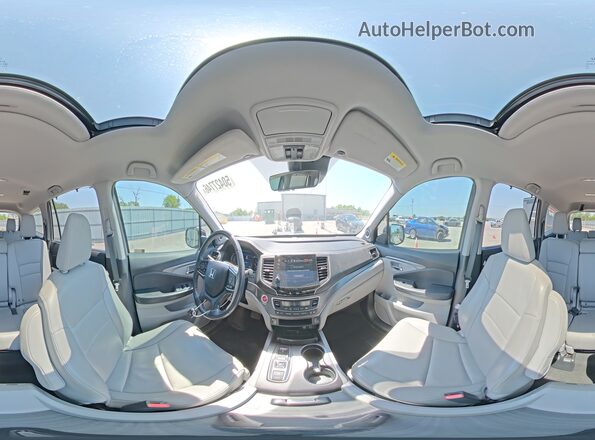 5FNYF6H2XMB047750 2021 HONDA PILOT Серебряный Панорамный вид салона 360°