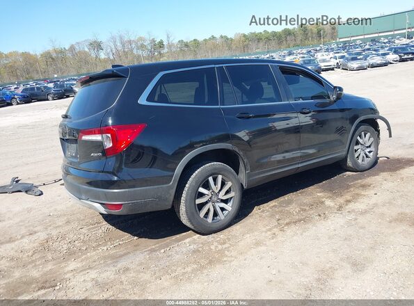 5FNYF6H30KB095473 2019 HONDA PILOT Черный Задняя правая четверть