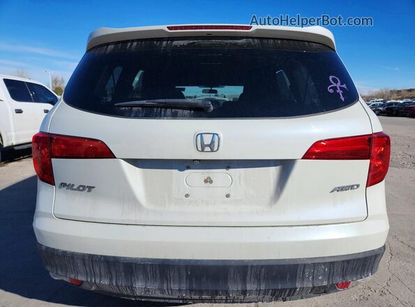 5FNYF6H31JB019372 2018 HONDA PILOT Белый Вид сзади