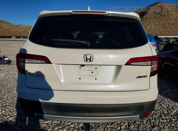 5FNYF6H32KB062605 2019 HONDA PILOT Белый Вид сзади