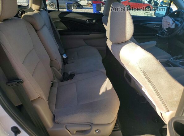 5FNYF6H32KB062605 2019 HONDA PILOT Белый Вид задних сидений