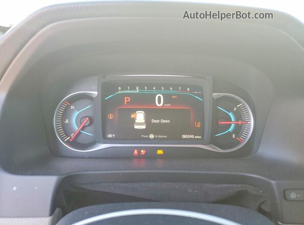 5FNYF6H32KB062605 2019 HONDA PILOT Белый Вид щитка приборов