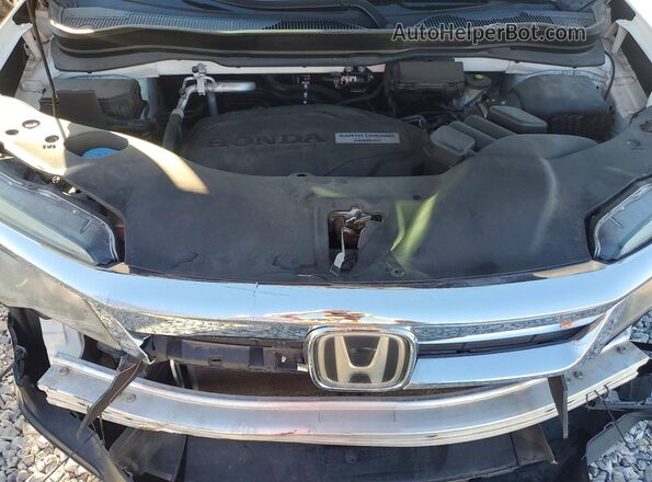 5FNYF6H32KB062605 2019 HONDA PILOT Белый Вид задней части салона