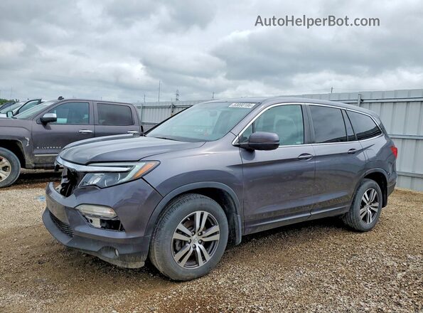 5FNYF6H33JB050610 2018 HONDA PILOT Gray Front left