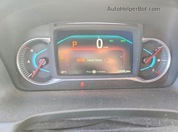 5FNYF6H34MB022397 2021 HONDA PILOT White Widok zestawu wskaźników