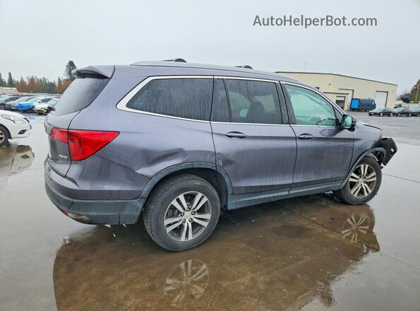 5FNYF6H36JB062525 2018 HONDA PILOT Серый Задняя правая четверть