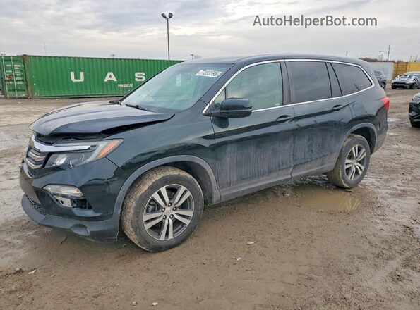 5FNYF6H36JB068356 2018 HONDA PILOT Зеленый Передняя левая четверть