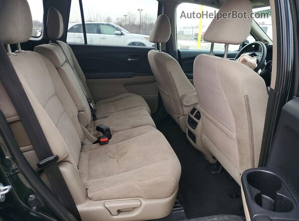 5FNYF6H36JB068356 2018 HONDA PILOT Зеленый Вид задней части салона