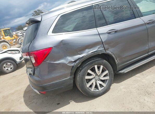 5FNYF6H39KB010467 2019 HONDA PILOT Серый Вид спереди