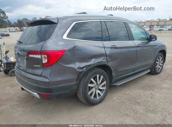 5FNYF6H39KB010467 2019 HONDA PILOT Серый Задняя правая четверть