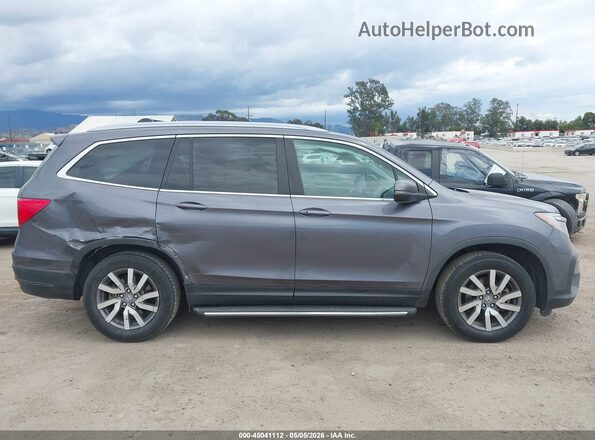 5FNYF6H39KB010467 2019 HONDA PILOT Серый Вид щитка приборов