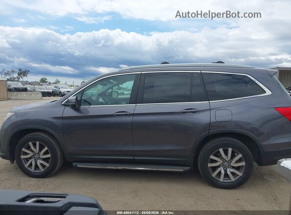 5FNYF6H39KB010467 2019 HONDA PILOT Серый Вид задней части салона
