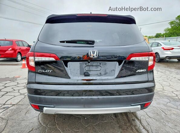 5FNYF6H50LB065084 2020 HONDA PILOT Черный Вид сзади