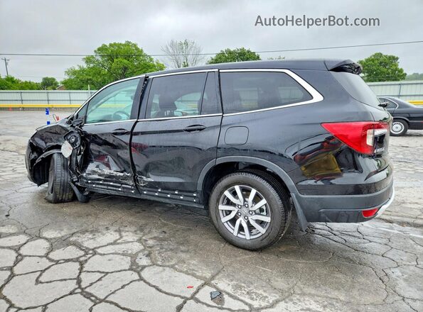 5FNYF6H50LB065084 2020 HONDA PILOT Черный Задняя левая четверть