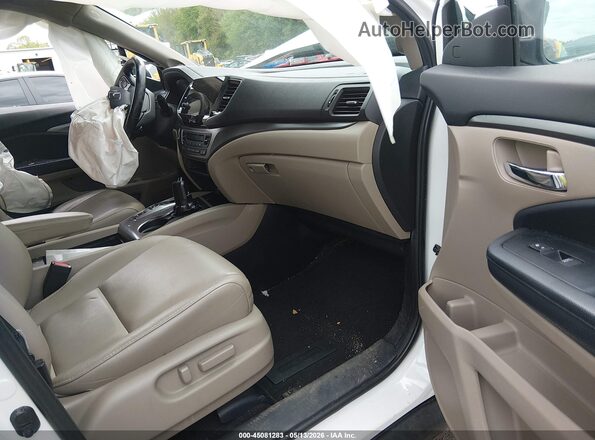 5FNYF6H50NB021895 2022 HONDA PILOT Белый Вид салона спереди