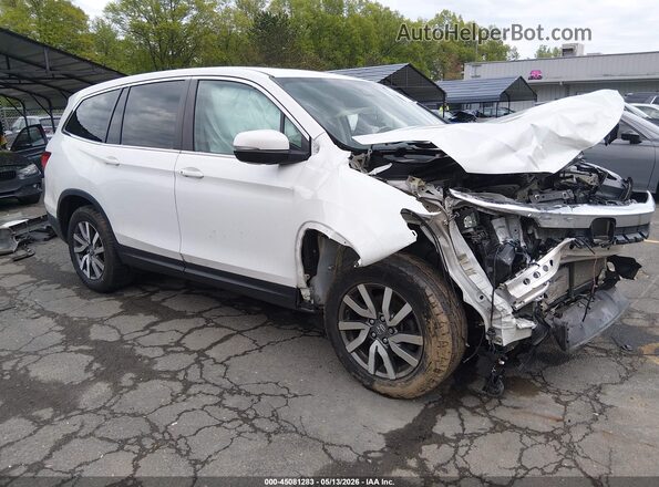 5FNYF6H50NB021895 2022 HONDA PILOT Белый Передняя правая четверть