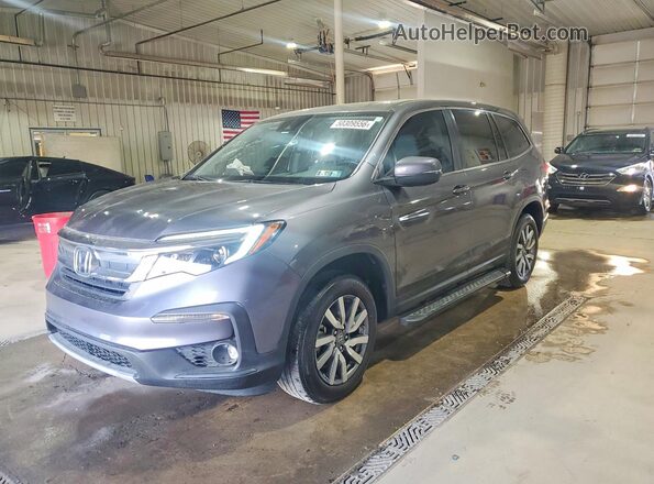 5FNYF6H51MB056329 2021 HONDA PILOT Серый Передняя левая четверть