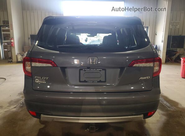 5FNYF6H51MB056329 2021 HONDA PILOT Серый Вид сзади