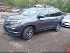 2016 Honda Pilot Ex-l Gray vin: 5FNYF6H52GB098173