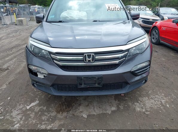 5FNYF6H52GB098173 2016 HONDA PILOT Gray Սարքավորումների վահանակի տեսք