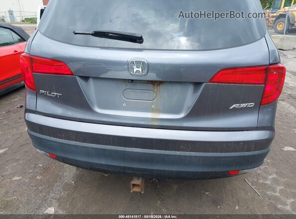 5FNYF6H52GB098173 2016 HONDA PILOT Gray 