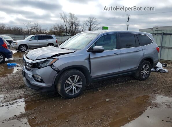 5FNYF6H52HB094156 2017 HONDA PILOT Серебряный Передняя левая четверть