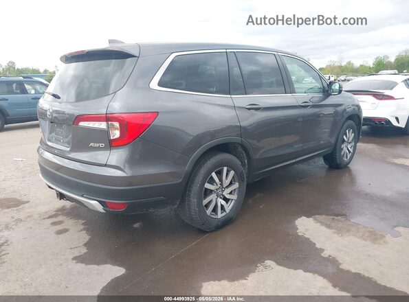 5FNYF6H52KB048365 2019 HONDA PILOT Серый Задняя правая четверть