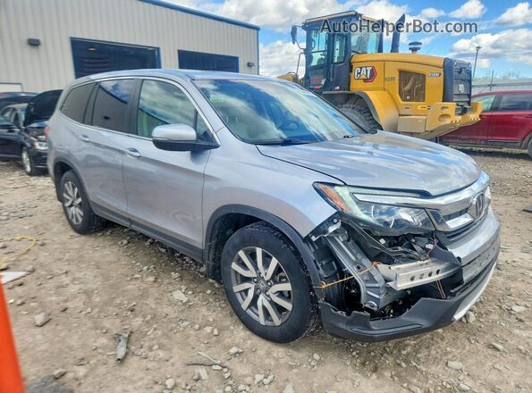 5FNYF6H52KB069863 2019 HONDA PILOT Серебряный Передняя правая четверть