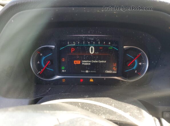 5FNYF6H52MB067341 2021 HONDA PILOT White Вид щитка приладів